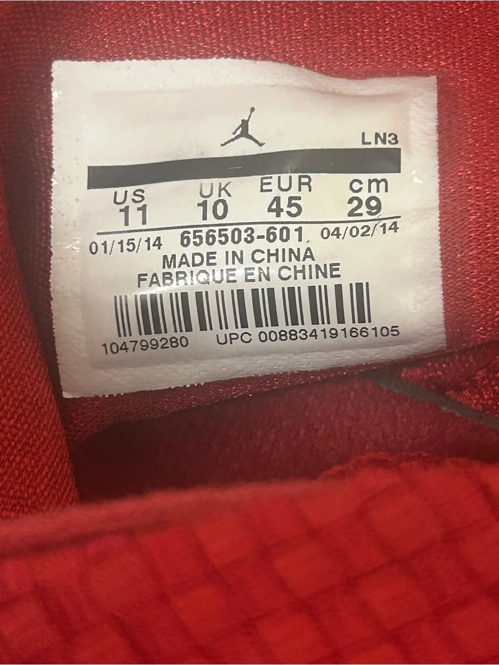 Air Jordan Gym Red Woven Future Sneakers